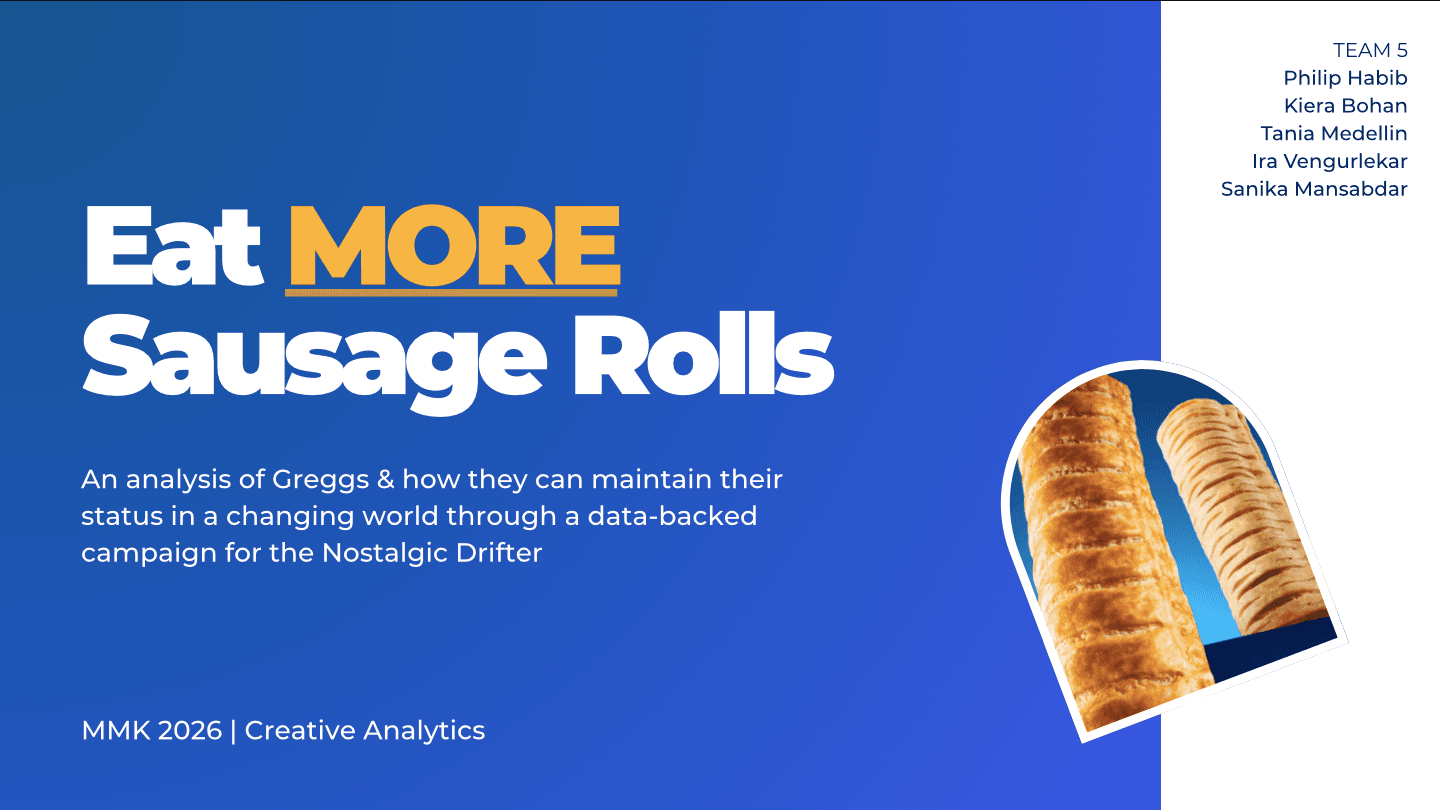 Greggs: "Eat MORE Sausage Rolls"