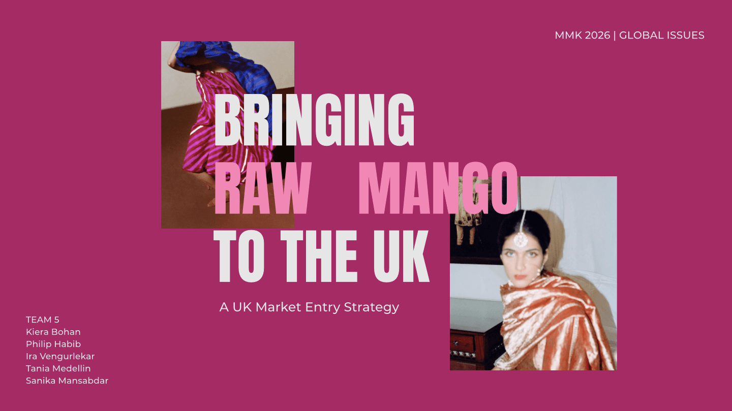Raw Mango: "Bringing Raw Mango to the UK"